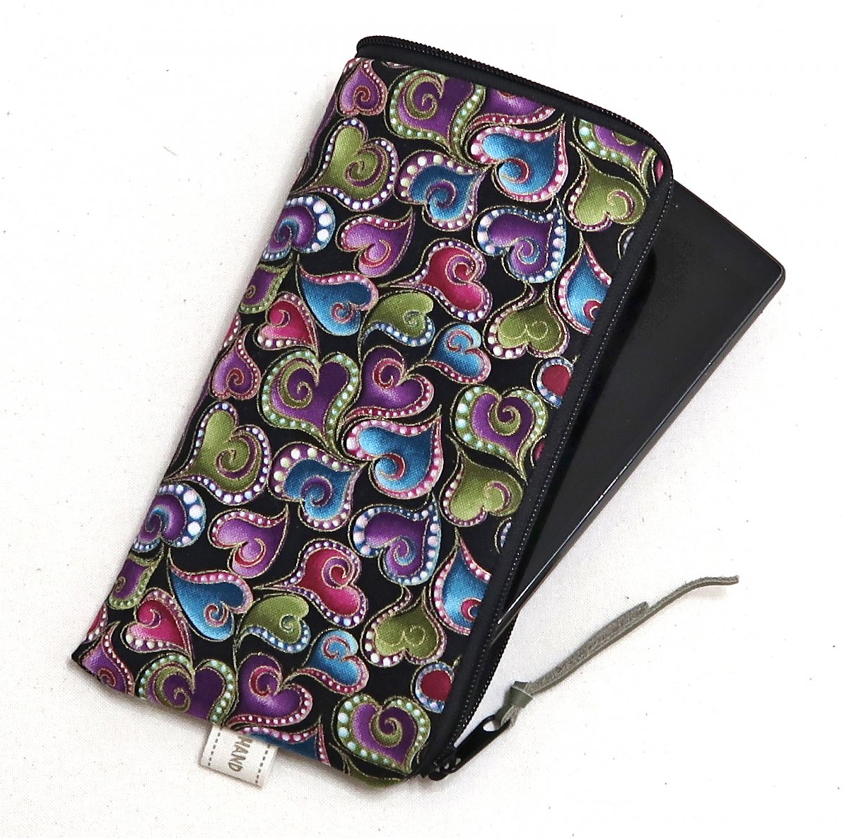 BAREVNÁ SRDÍČKA  - obal na mobil