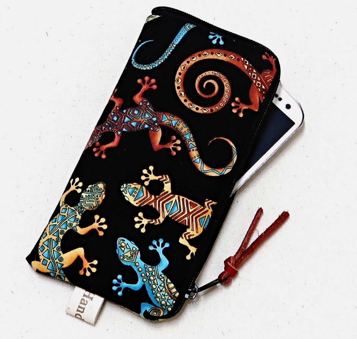 BAREVNÉ JEŠTĚRKY  - obal pro velikost mobilu 15x7,5x1 cm