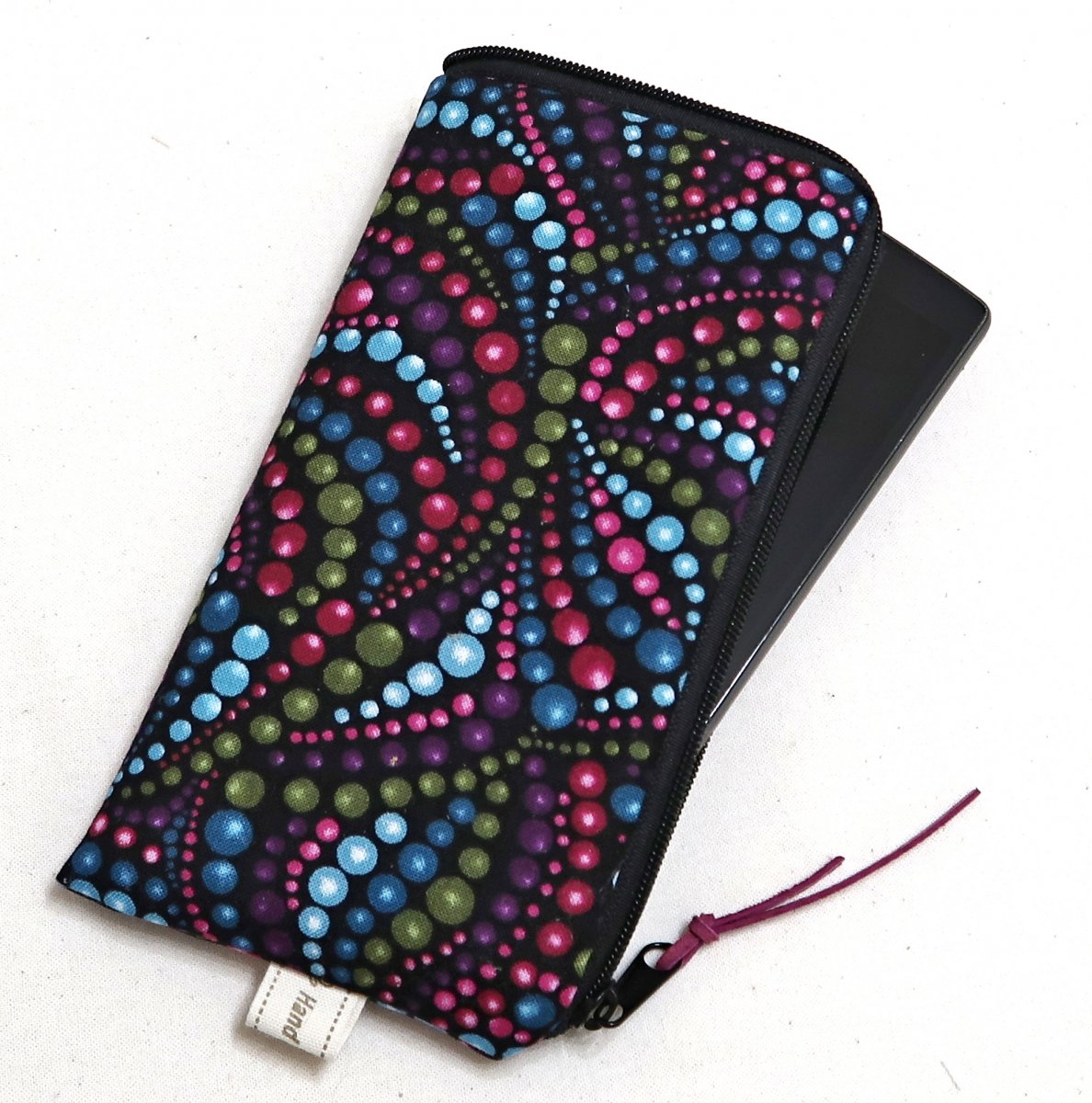 BAREVNÉ PERLIČKY  - obal na mobil