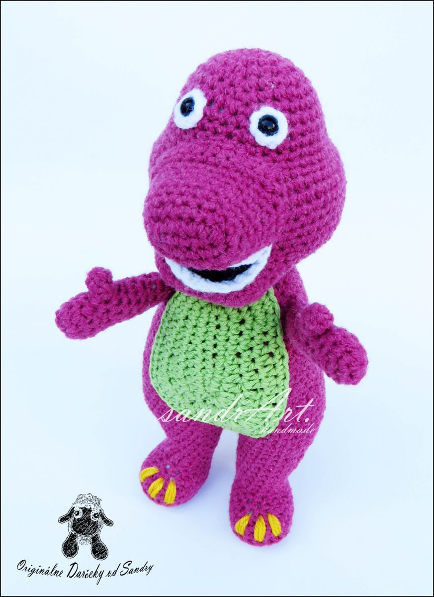 Ružový DINO ... návod