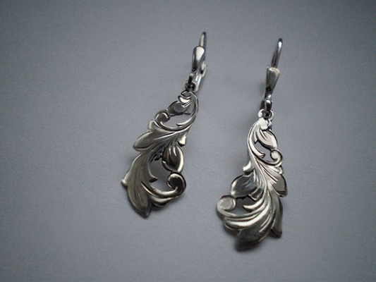 Náušnice (barokní - prořezávané)