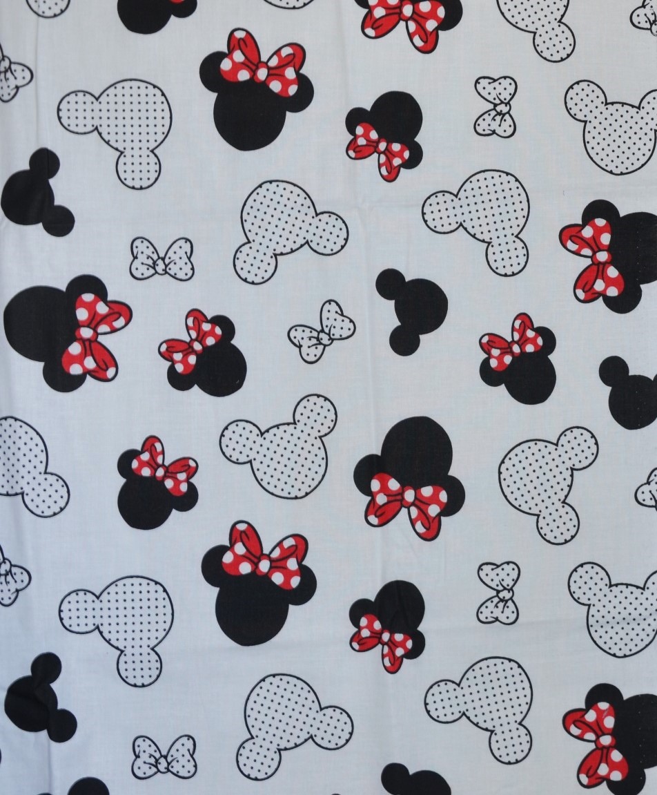 Bavlněná látka - metráž - Minie červená - š.160 cm