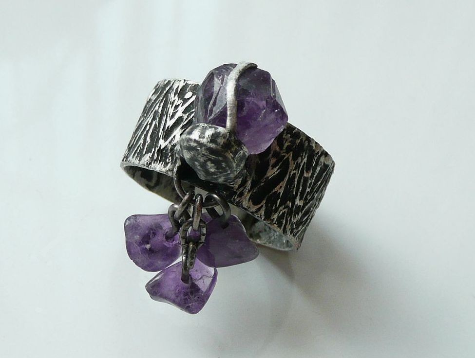 Ametystové zvonky.. / prsten- 