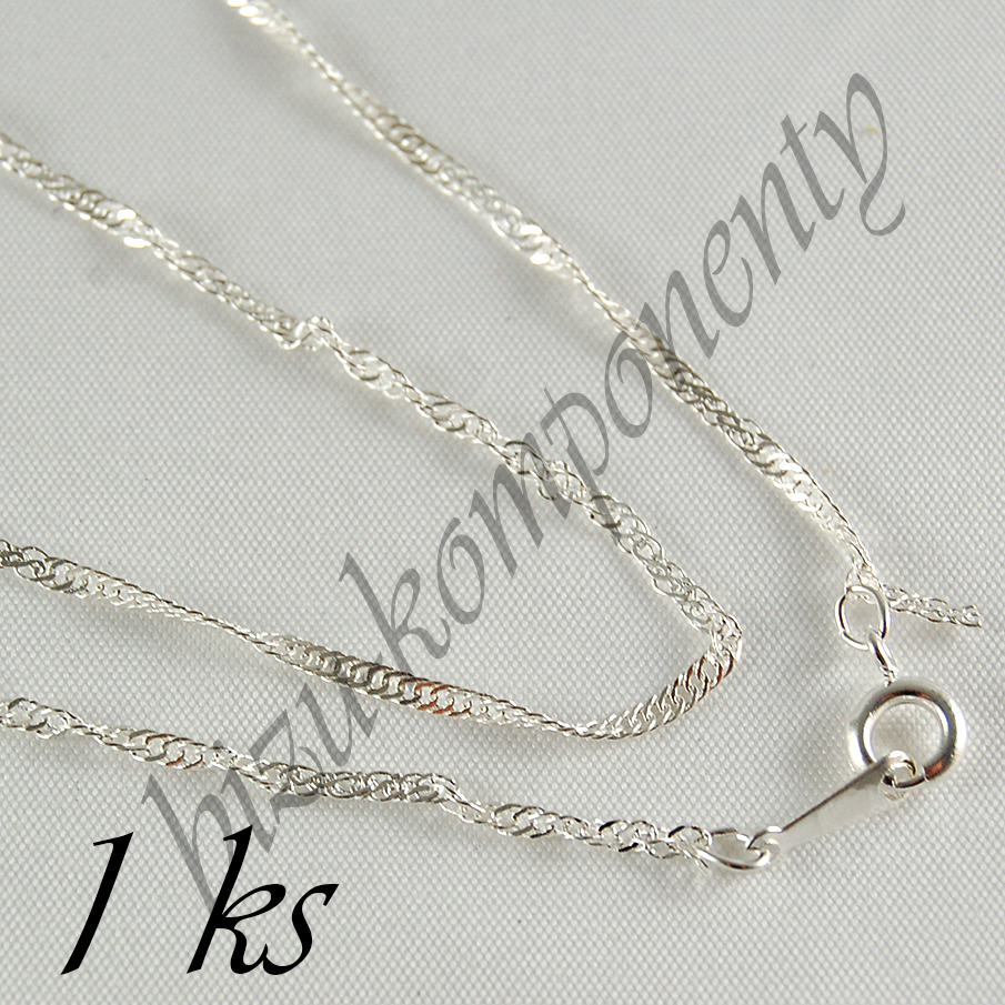 Řetízek, stříbrná barva (40 2011)