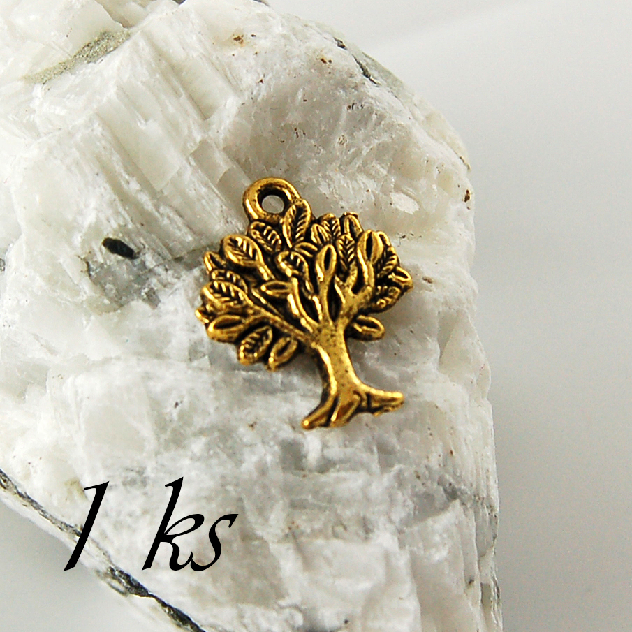 Strom s lístky (02 0099), zlatá barva