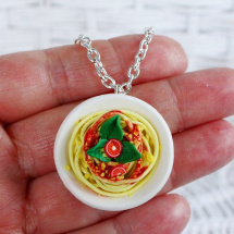 boloňské špagety .. náhrdelník