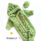 Overal teplý pro miminko 0-6m kombinéza