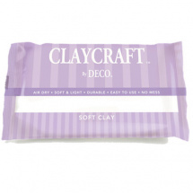 Claycraft, polymerová hmota – bílá