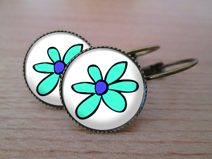 VINTAGE VISACÍ NÁUŠNICE - Provoněný den