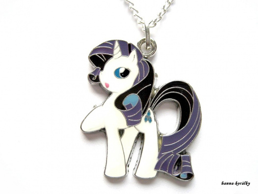Řetízek - My little pony - bílý - Rarity