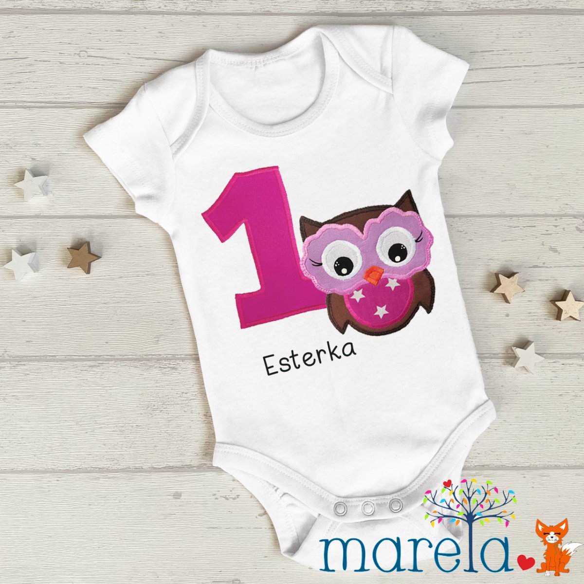 Body první narozeniny se sovičkou