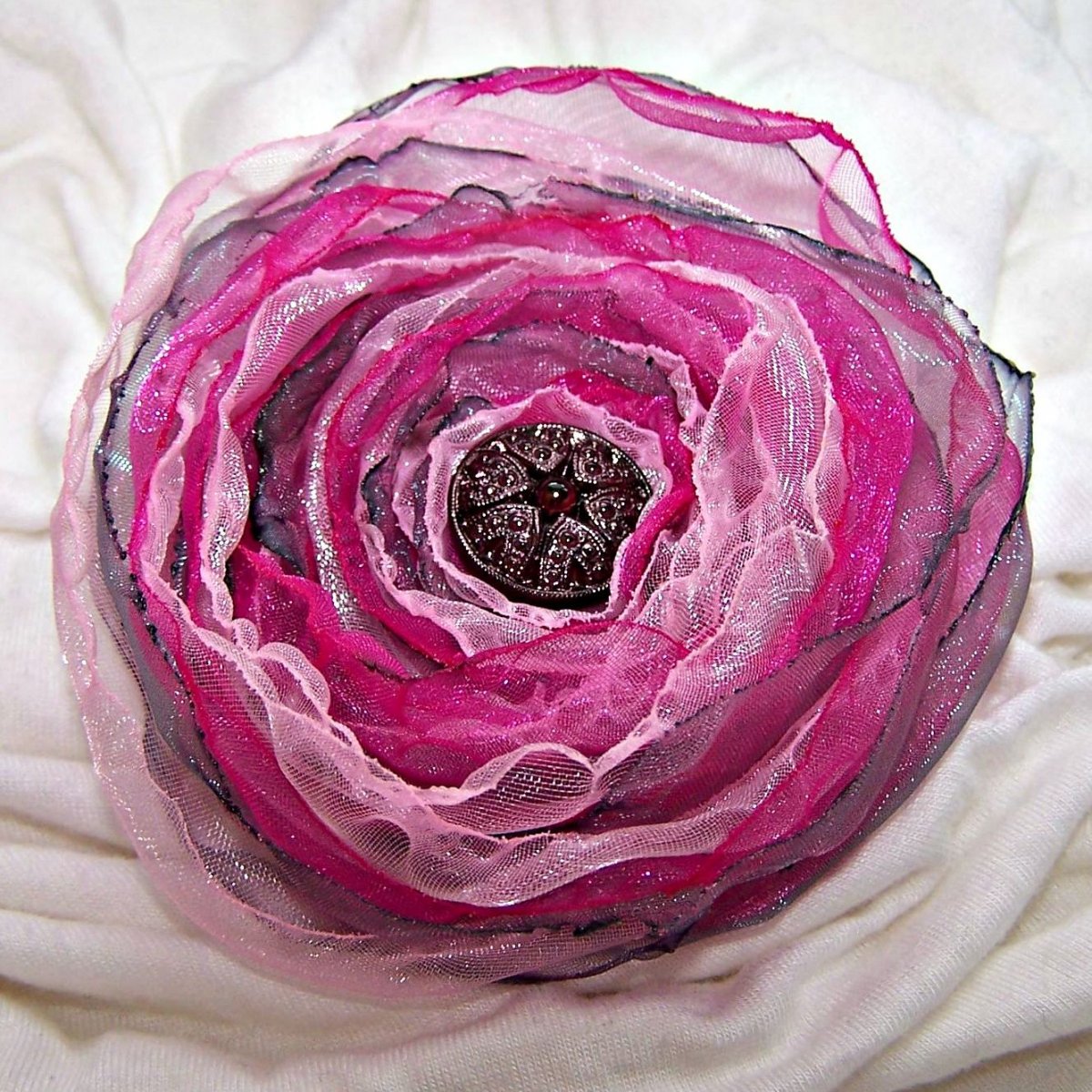 Organzová brož No.1