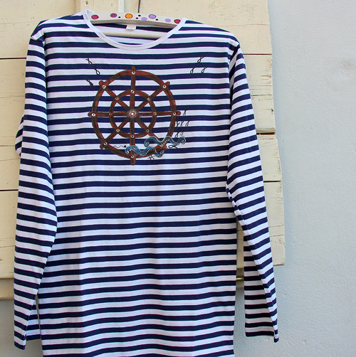Námořnické s KORMIDLEM vel.S-XXL