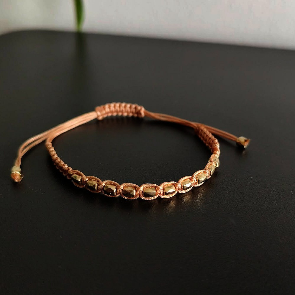 Náramek Shamballa s korálky