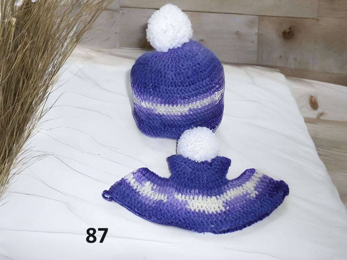 Háčkovaný set pro koně a jezdce