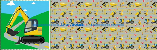 Panel - varianta bavlna,úplet či letní softshell  50x145cm/úplet 157cm, 139cm soft   224-97