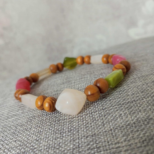 Náramek retro přírodní