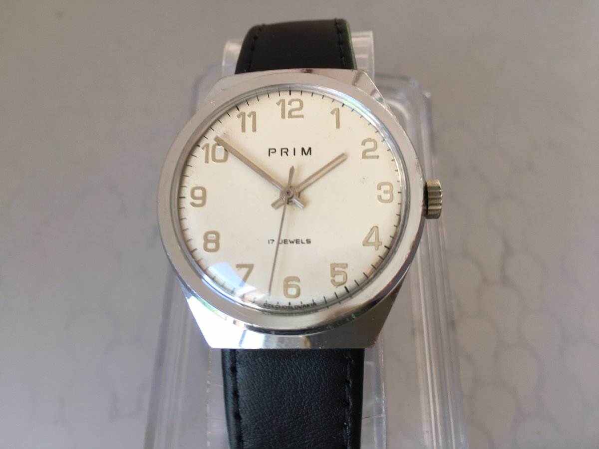 Náramkové hodinky PRIM z roku 1974
