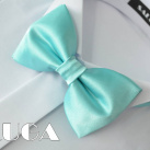 pánský motýlek mentolový azúrový