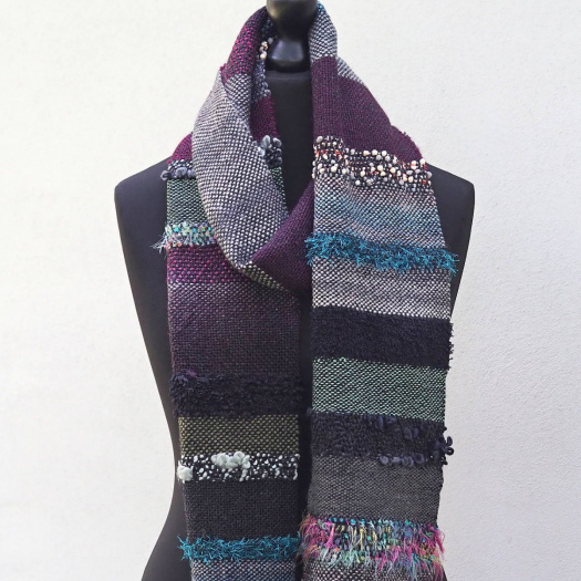 RUČNĚ PLETENÁ ŠÁLA - AGÁTA