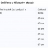 Mikina s rolákem - knoflíky (teplákovina)