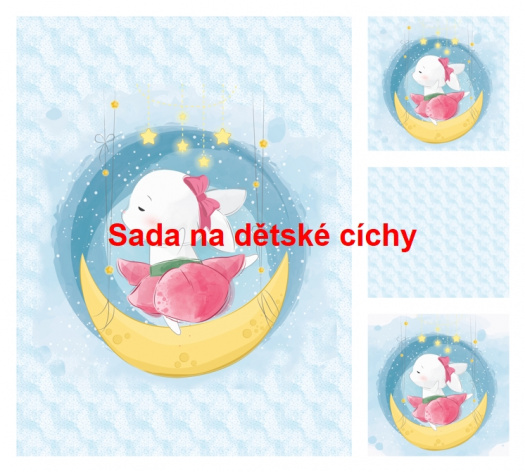 Autorská sada bavlněných panelů na peřinku č.20