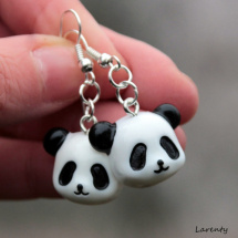 Panda naušnice