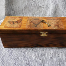 Originální krabice - krása dřeva  vintage s klíčem 2
