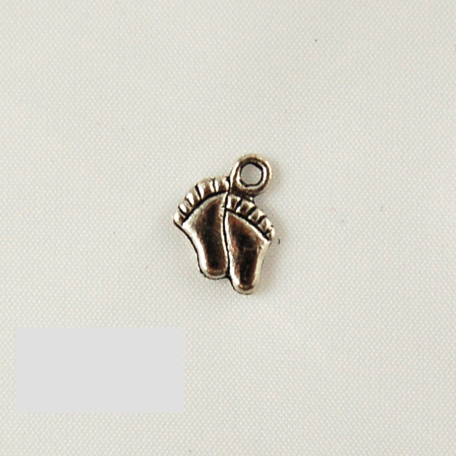 Mini nožičky, stříbrná barva (02 0184)