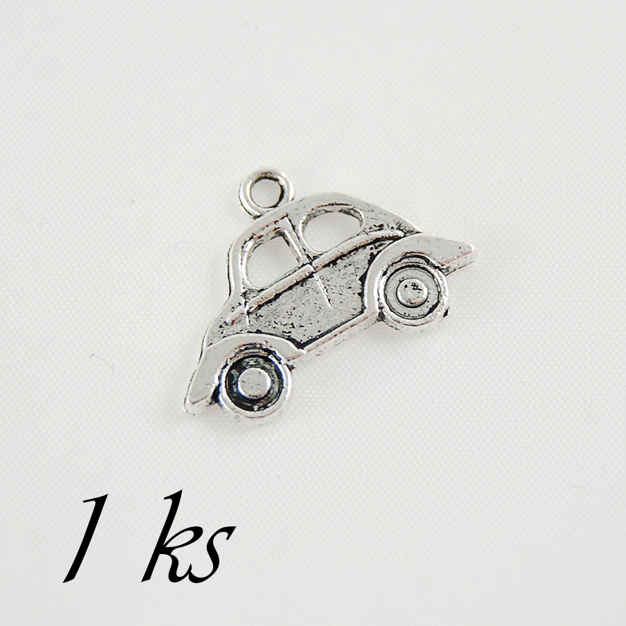 Autíčko, stříbrná barva (02 0316)