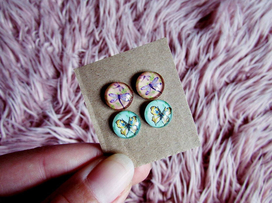 Puzetové náušničky-PECKY