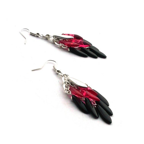 Volavka - vánkové náušnice