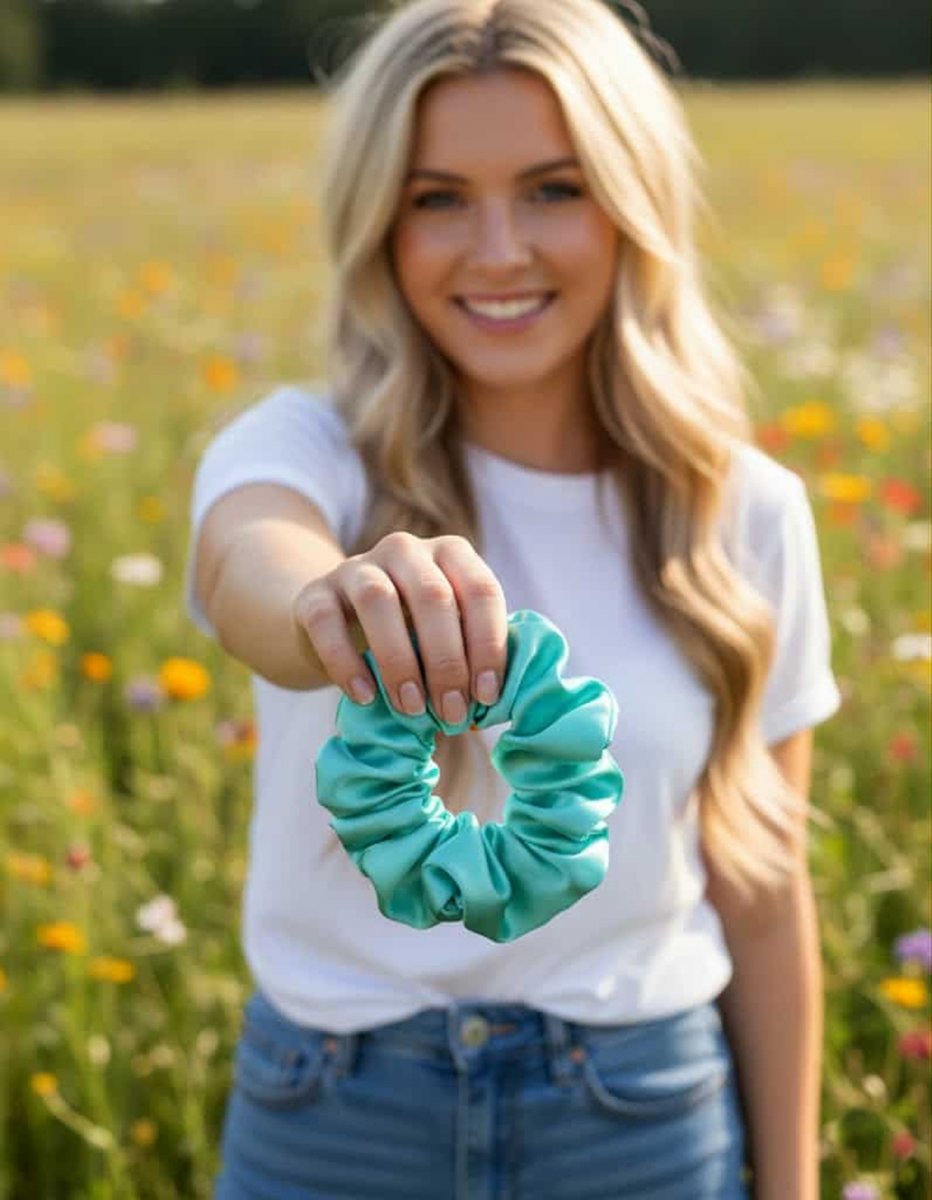 M Gumička saténová mint