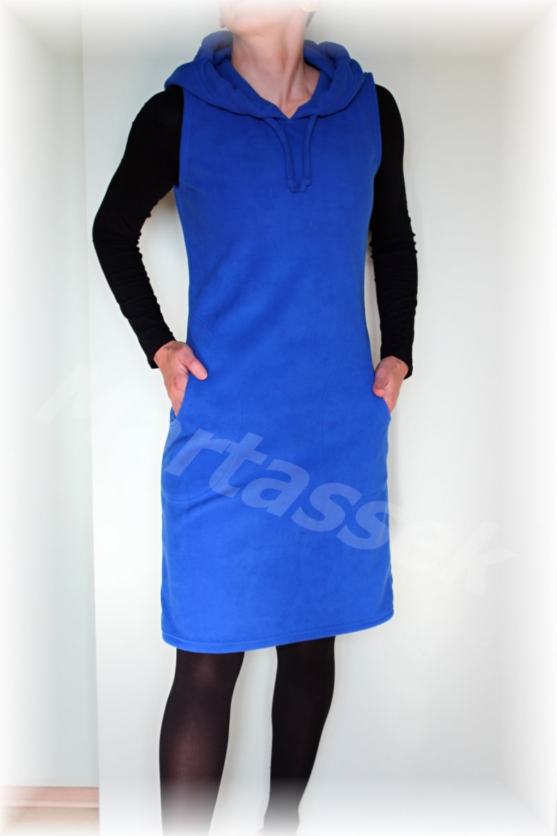 Šatovka s kapucí a kapsami(více barev)