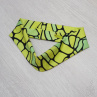 "Chartreuse" elastická čelenka - mozaikový vzor