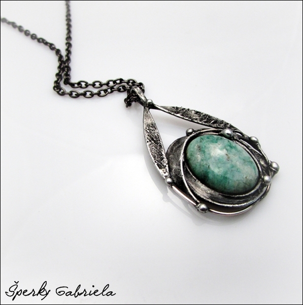 Náhrdelník - s tyrkysovým jaspisem