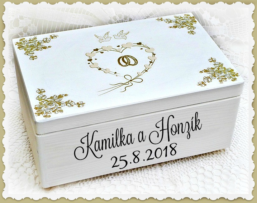 svatební truhla na přáníčka , fotky a jiné potřebné věcičky