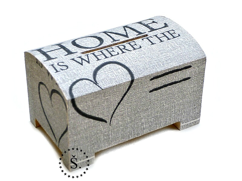 dřevěná pokladnička - kasička