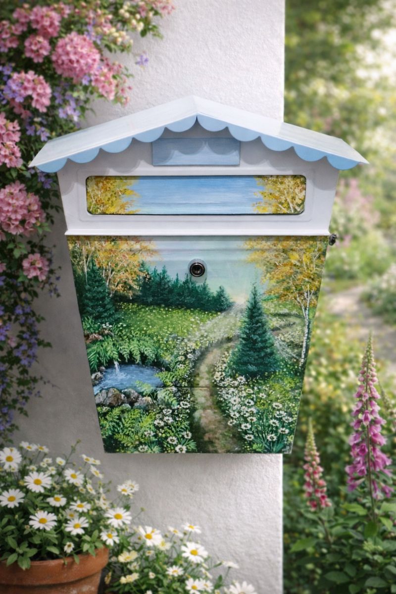  Malovaná poštovní schránka