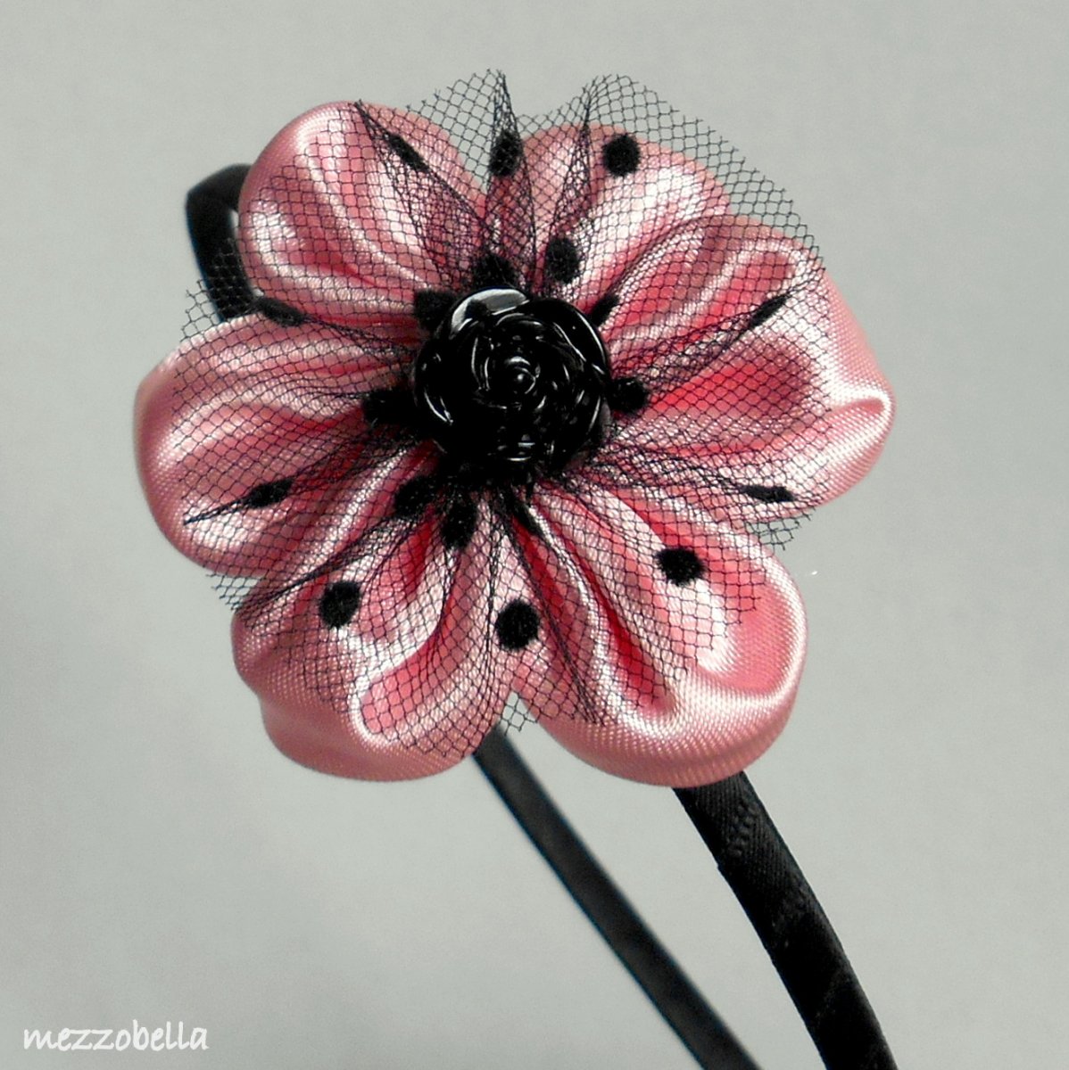 Dáma s puntíky - růžová