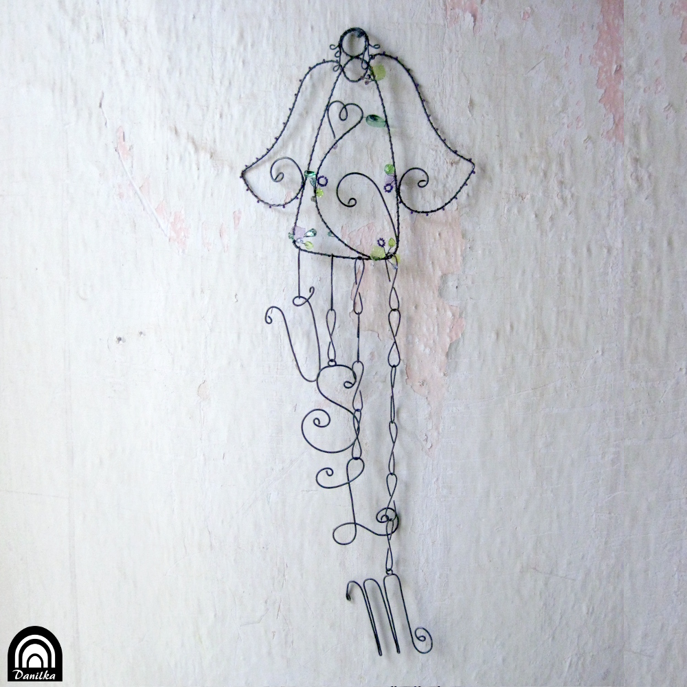 Rodinný anděl - monogramy k zavěšení