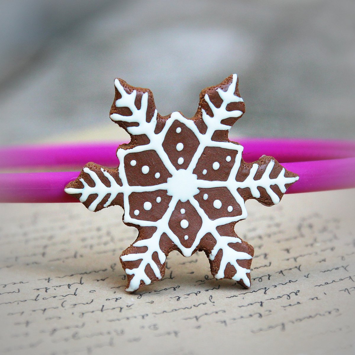 Perníková vločka - čelenka