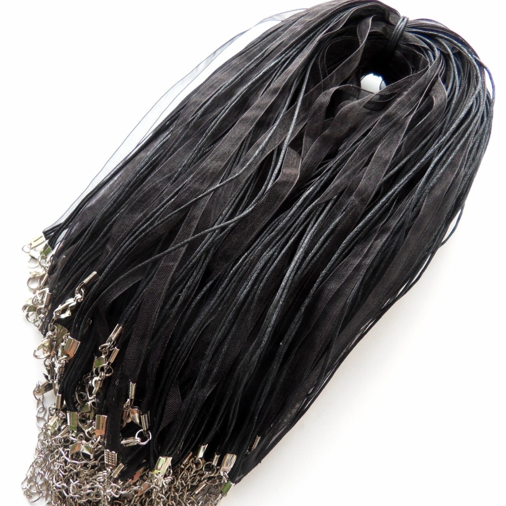 Organza stuha černá