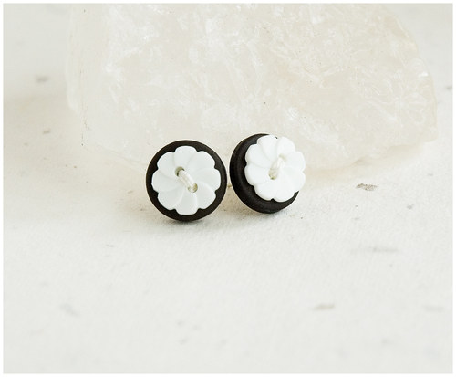 Černobílé kytičky