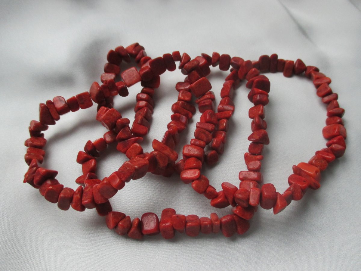 Červený korál houbový - 90 cm