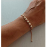 Náramek Shamballa s korálky