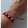 Náramek Shamballa s korálky