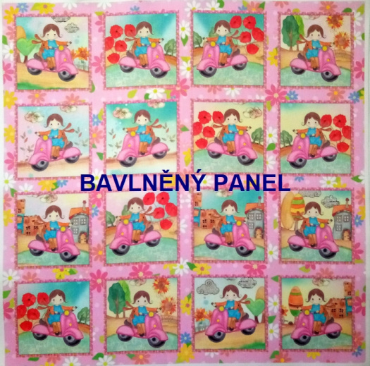 BAVLNĚNÝ PANEL / I NA PEXESO/ 35 x 35 cm  FNP25