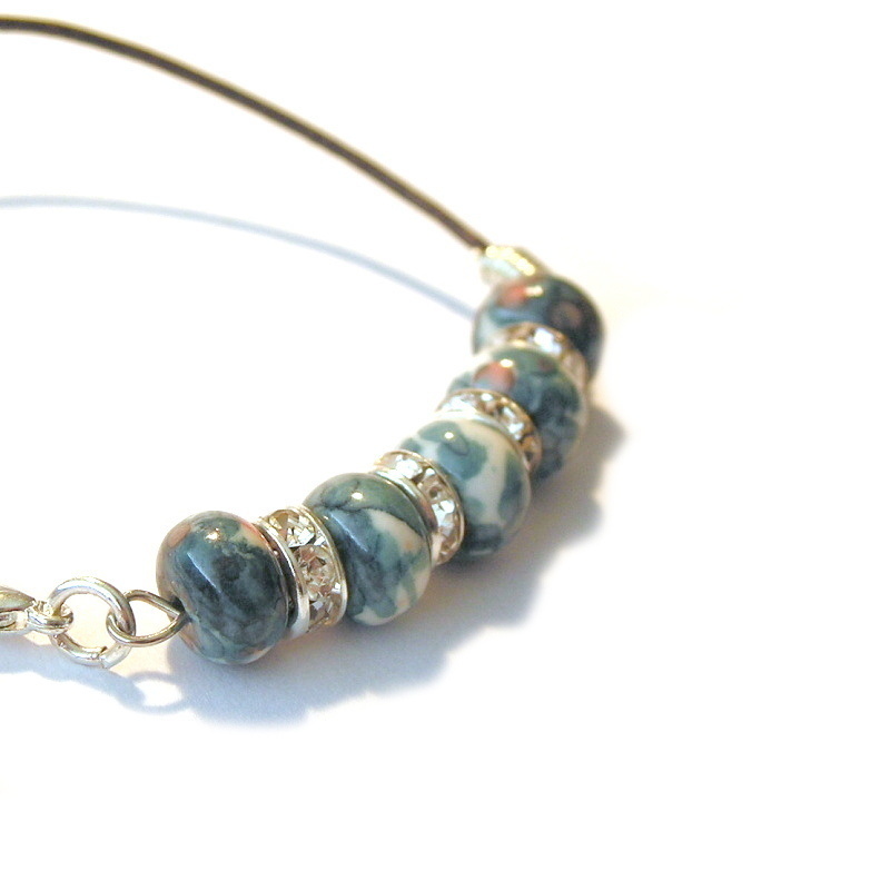 Náramek Unique Jaspis Blue