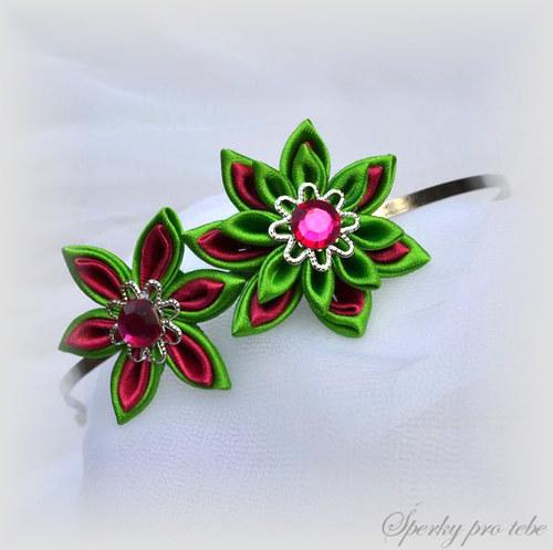 Čelenka Hana Kanzashi 